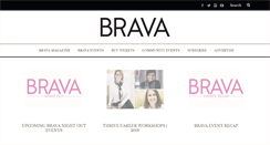 Desktop Screenshot of bravamagazine.com